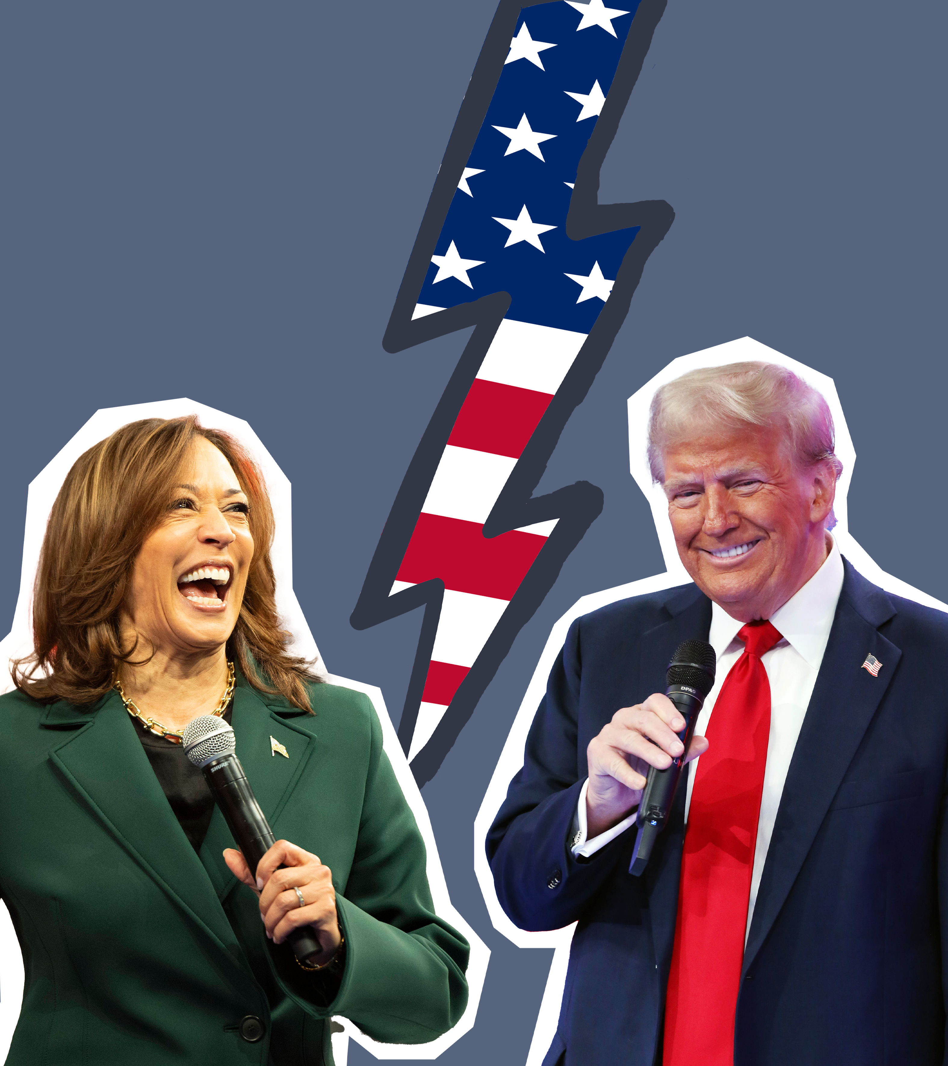 Kamala Harris und Donald Trump