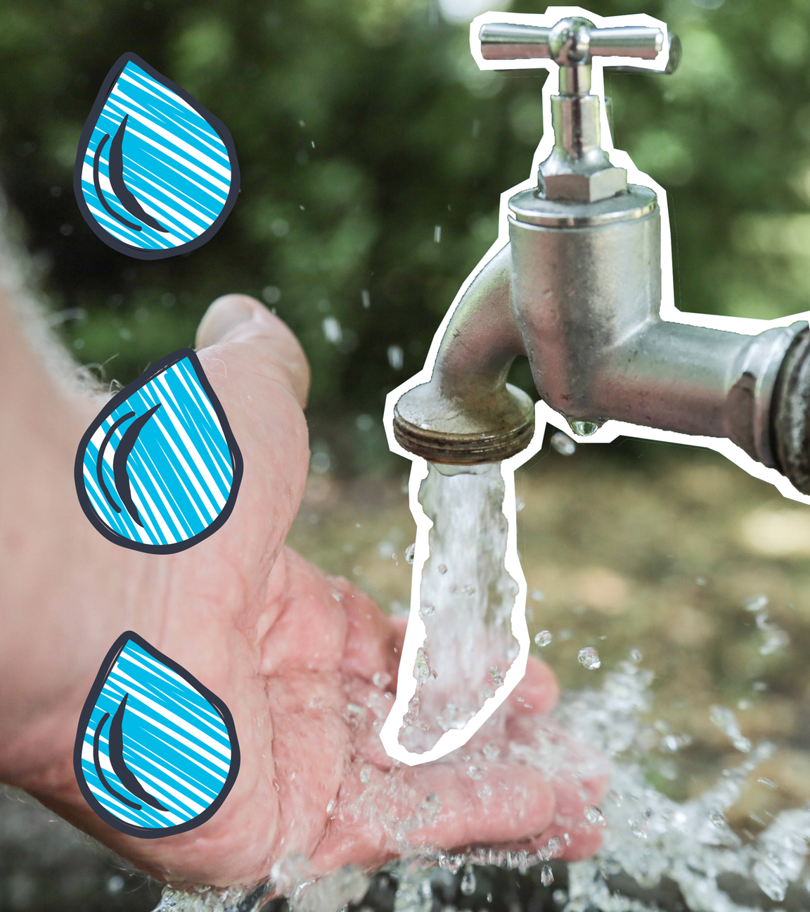 Wasserhahn & Wasser