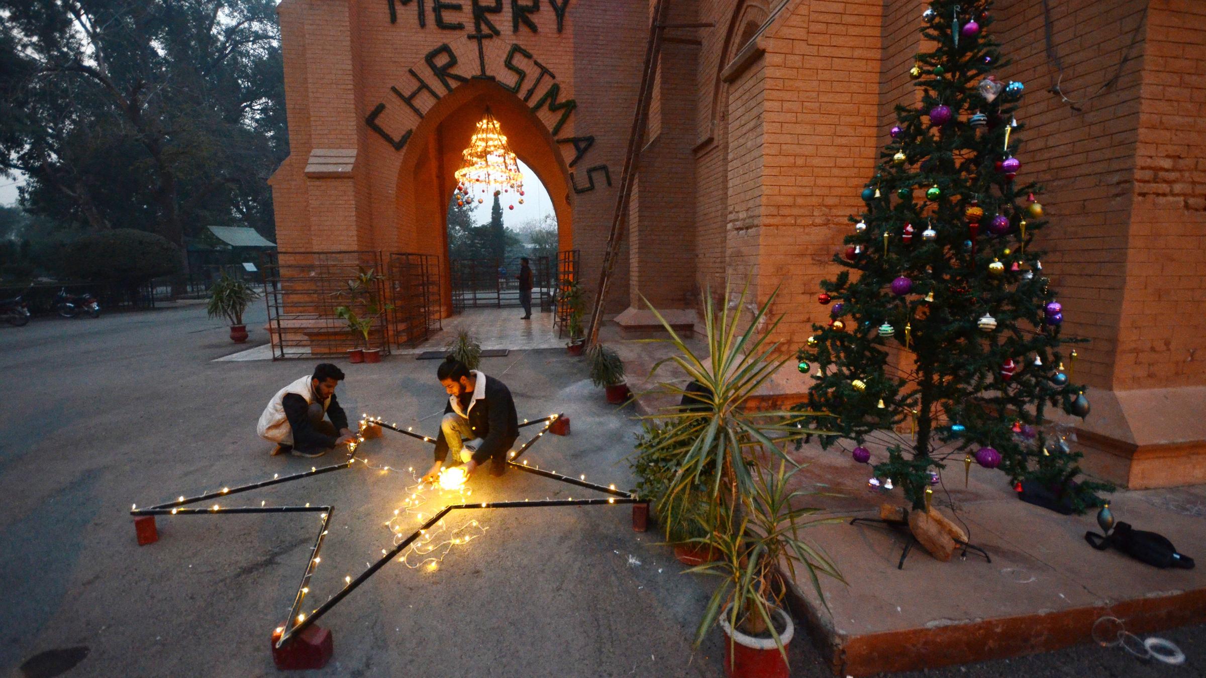 Weihnachtsstern in Pakistan