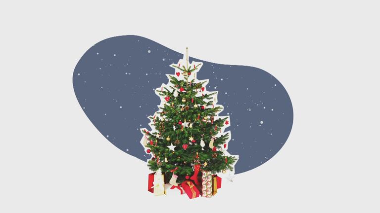 Weihnachtsbaum-Grafik