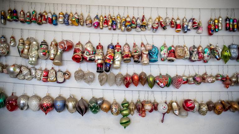 Teschechischer Christbaumschmuck Herstellung 