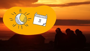 Sonnenaufgang; Sonne; Mond; Kalender; 21.