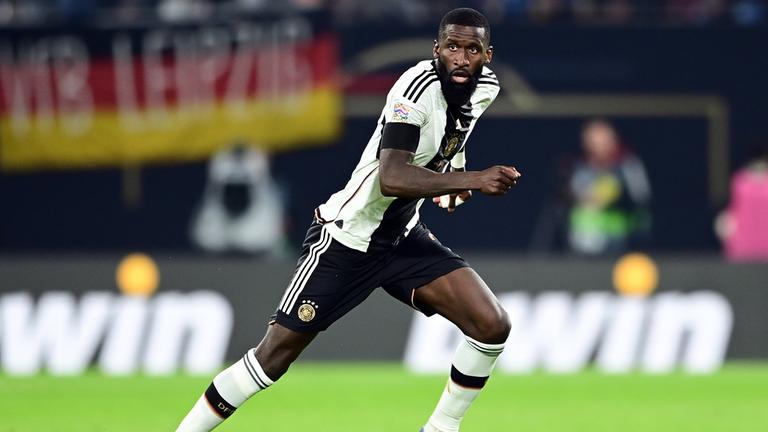 Antonio Rüdiger beim Nations League Spiel Deutschland - Ungarn