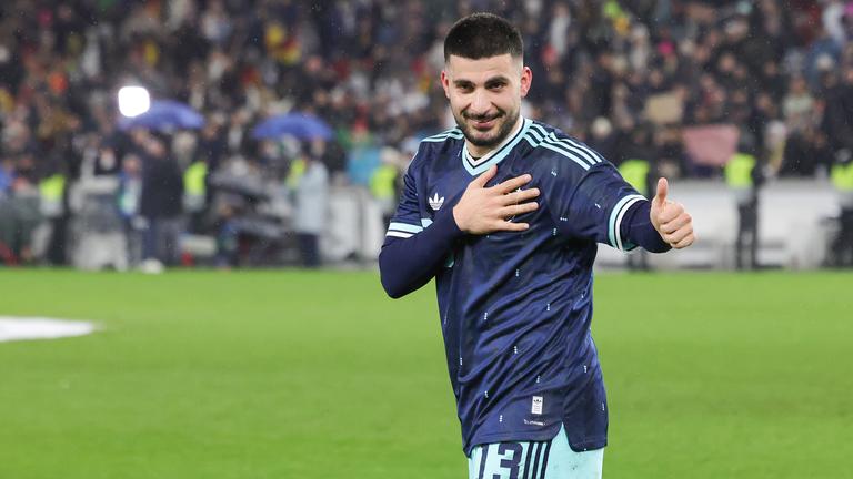 Deniz Undav beim Testspiel Deutschland - Ghana