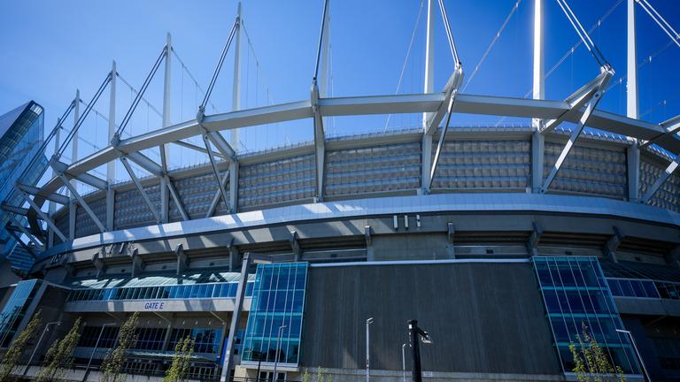 Das WM Stadion "BC Place Stadium" in Vancouver